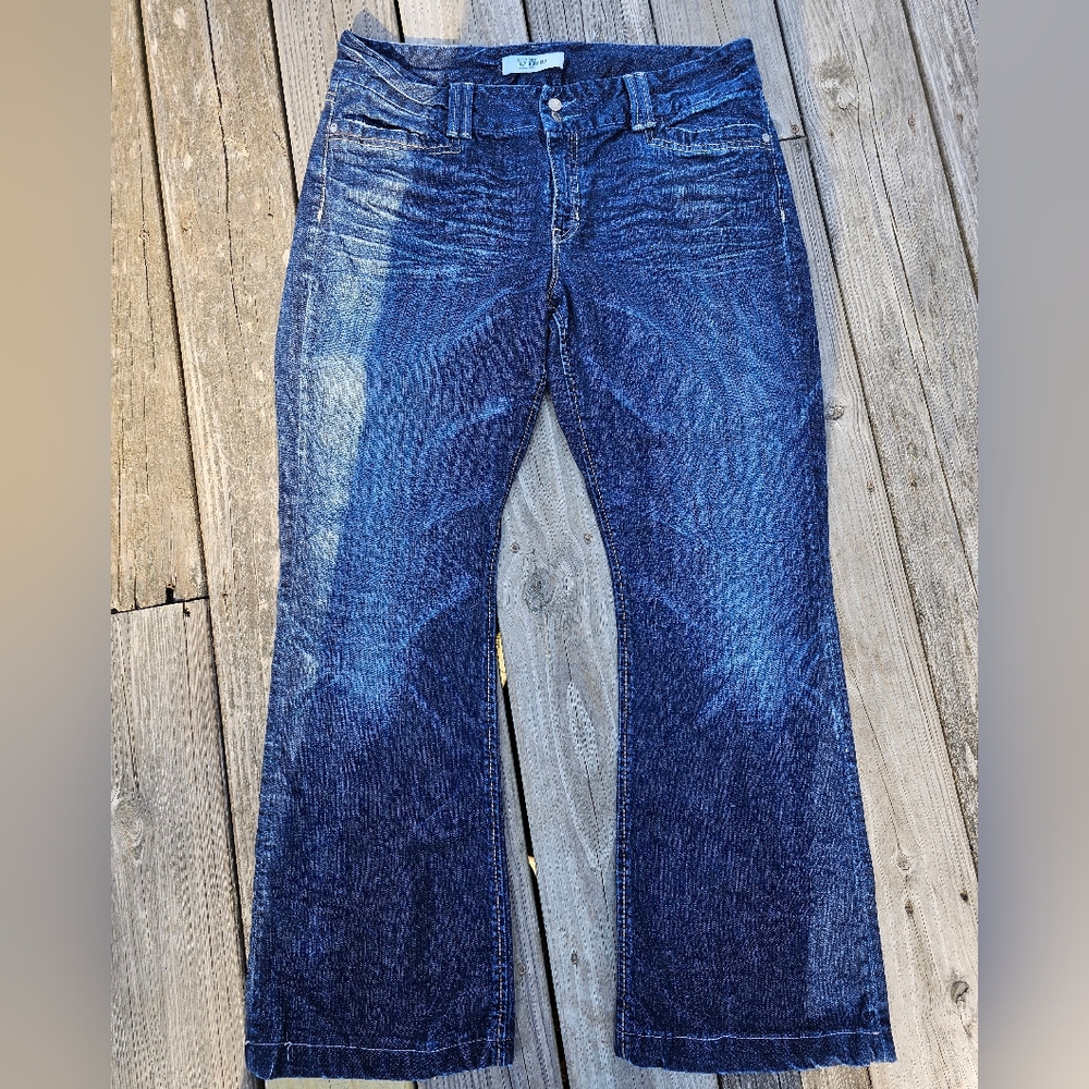Vintage Gap Curvy bootcut jeans,Stretch,Size 16 Regular,Distressed